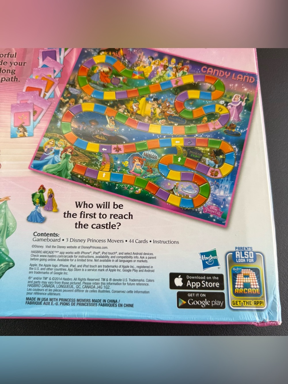 NEW Candy Land Hasbro Disney Princess Limited Edition Board Game (2014) SEALED - Picture 12 of 13